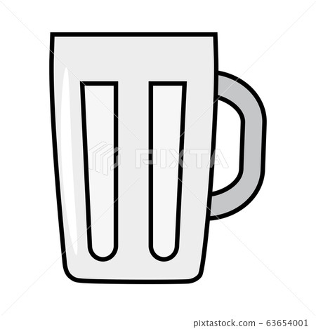 Isolated beer mug icon 63654001