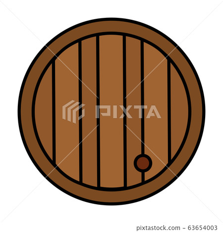 Isolated beer barrel icon 63654003