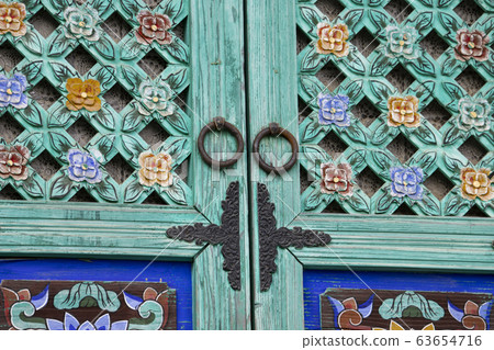 佛教寺廟花紋爐排 63654716