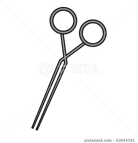 Isolated surgical forceps icon Isolated surgical forceps icon 63654741
