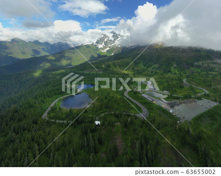 Mount Shuksan and Picture Lake in Baker Wilderness 63655002