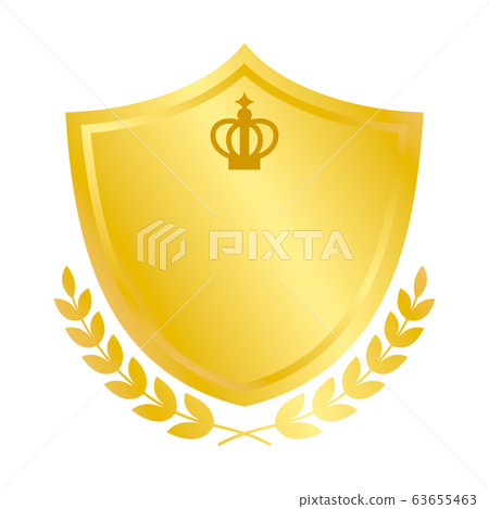 Shield ranking icon Gold 63655463