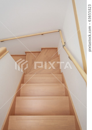 Stairs (Single-family single-family house My home New construction Residential Residential Lifestyle 1F 2F indoor) Stairs (Single-family single-family house My home New construction Residential Residential Lifestyle 1F 2F indoor) 63655823