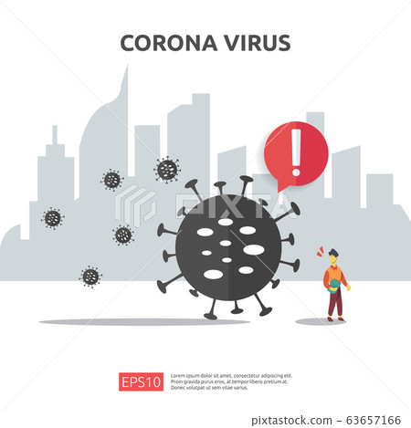 Pandemic Coronavirus outbreak. social distancing 63657166