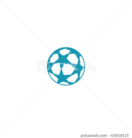 Soccer ball icon logo design vectors 63658525