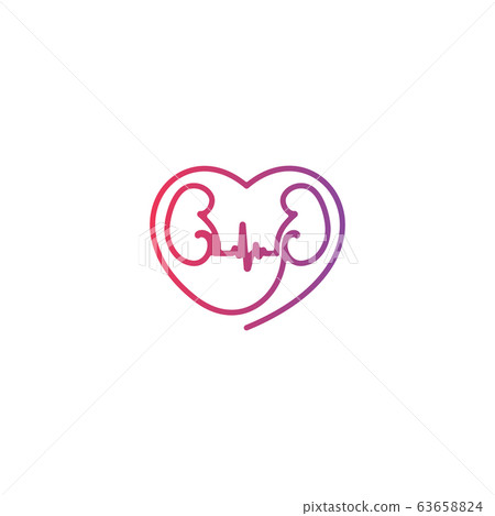 The symbol love for the kidneys. The symbol love for the kidneys. 63658824