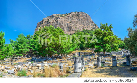 Ancient city Priene in Turkey 63660024