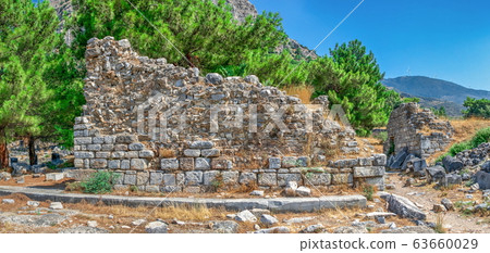 Ancient city Priene in Turkey 63660029