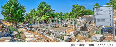 Ancient city Priene in Turkey Ancient city Priene in Turkey 63660035