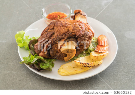 Crispy pork knuckle or German Pork Hocks 63660182