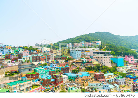 Beautiful Architecture at Gamcheon Culture Village Beautiful Architecture at Gamcheon Culture Village 63660470