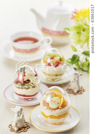 Easter egg sweets-egg shaped mini cake 63661017