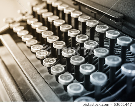 Antique Typewriter Vintage collection object Black and white 63661447