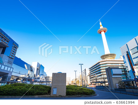 京都站和京都塔 京都站和京都塔 63661994