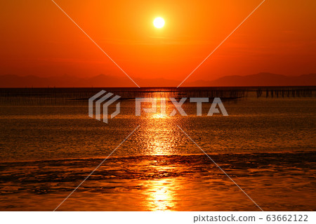 Yanagawa City Scenery Ariake Sea Evening View Yanagawa City Scenery Ariake Sea Evening View 63662122