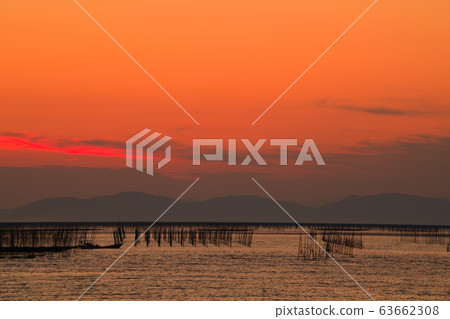 Yanagawa City Scenery Ariake Sea Evening View Yanagawa City Scenery Ariake Sea Evening View 63662308