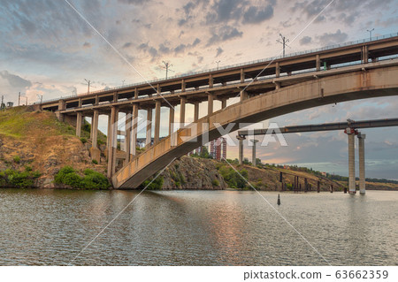 Preobrazhensky bridge over the Dnieper river in 63662359