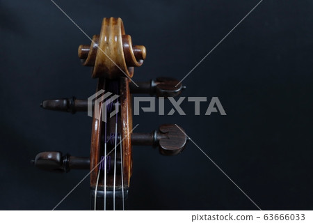 Violin head scroll 63666033