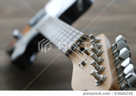 Electric guitar neck and head 63668248