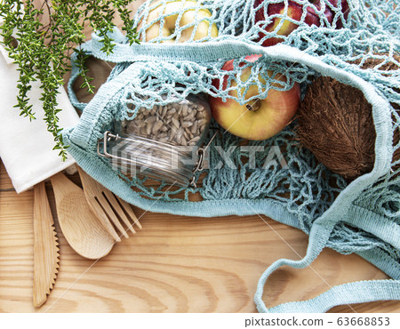 Mesh bag with fruits Mesh bag with fruits 63668853