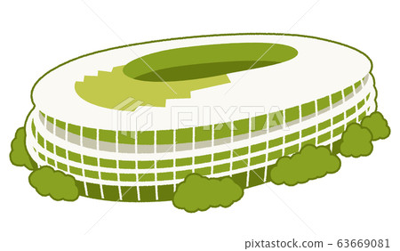 新國家體育場矢量圖 新國家體育場矢量圖 63669081