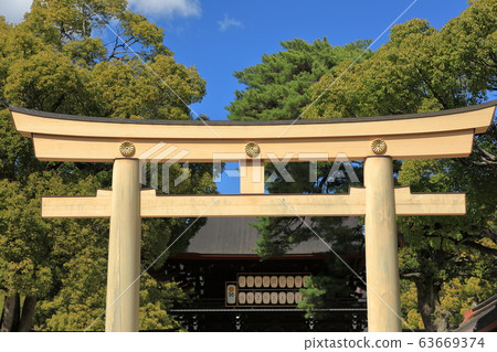 Meiji Jingu Shrine Precinct Sanno Torii Meiji Jingu Shrine Precinct Sanno Torii 63669374