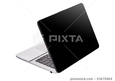 Modern laptop computer isolated on white Modern laptop computer isolated on white 63670864