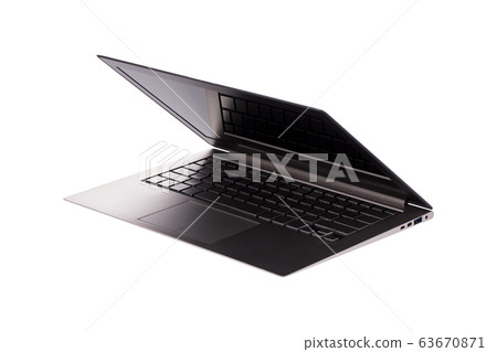 Modern laptop computer isolated Modern laptop computer isolated 63670871