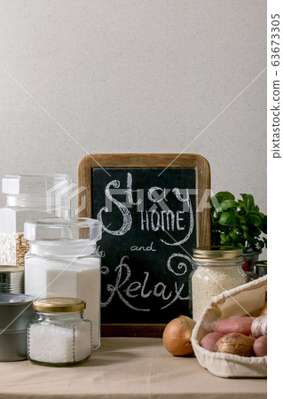 food supplies for quarantine period 63673305