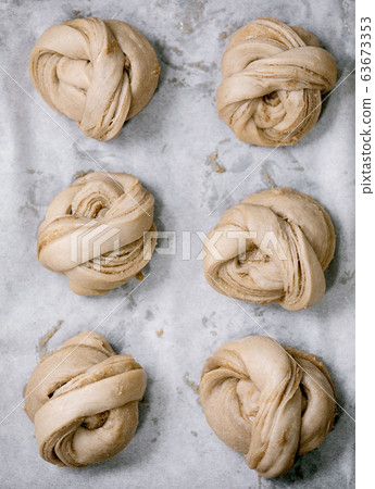 Swedish cardamom buns Kanelbulle 63673353
