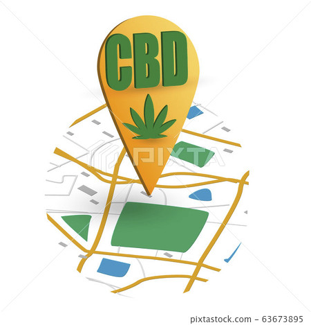 Location symbol CBD 63673895