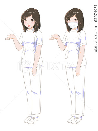 Female, working woman, nurse 63674071