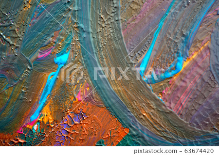 Abstract art background. Hand-painted 63674420