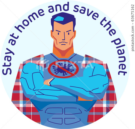Concept badge to combat coronavirus pandemic Concept badge to combat coronavirus pandemic 63675162