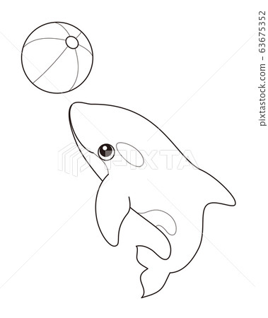 虎鯨字符圖著色頁 虎鯨字符圖著色頁 63675352
