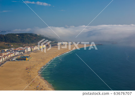 beautiful seaside resort of Nazare in Portugal 63676707