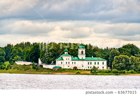 Medieval Mirozhsky Monastery in Pskov, Russia Medieval Mirozhsky Monastery in Pskov, Russia 63677015
