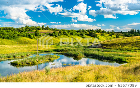 Lake in Bolshoe Gorodkovo - Kursk region, Russia Lake in Bolshoe Gorodkovo - Kursk region, Russia 63677089