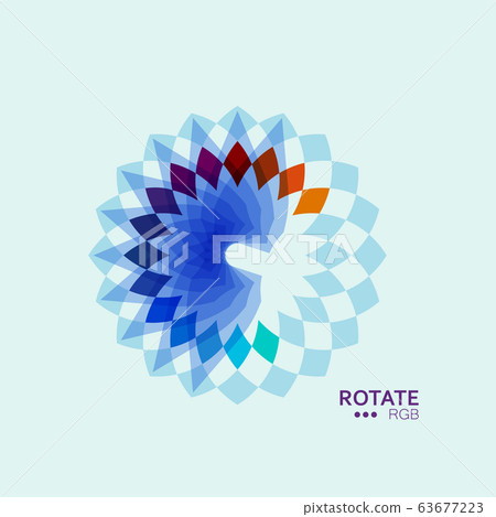 Vector abstract mandala symbol. Vector abstract mandala symbol. 63677223