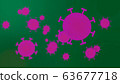 Group of Novel Coronavirus cells illustration 63677718
