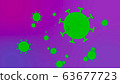 Group of Novel Coronavirus cells illustration 63677723