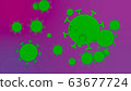 Group of Novel Coronavirus cells illustration 63677724