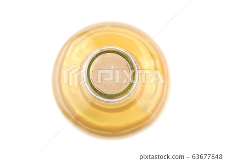 White wine bottle macro White wine bottle macro 63677848
