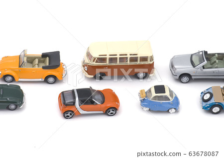 toy car on white toy car on white 63678087