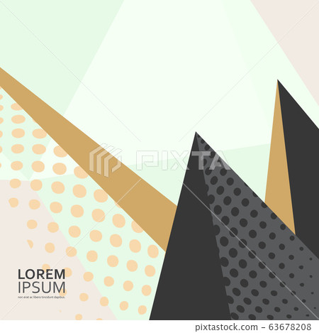 Vector low poly background. Illustration of abstract texture with triangles. Pattern design for banner, poster, flyer 63678208