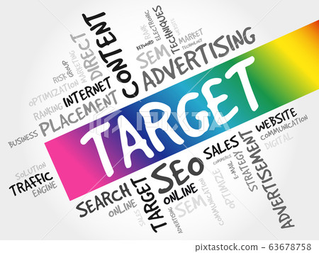 TARGET word cloud concept 63678758