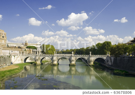 river with bridge river with bridge 63678806