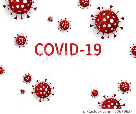 Stop Virus. Flat Vector Illustration. Stop Sign. Stop Virus. Flat Vector Illustration. Stop Sign. 63679624