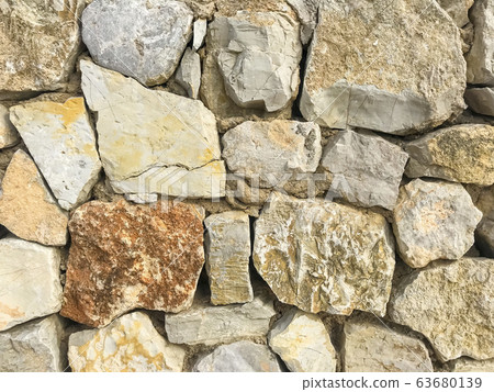 Geological rocks, sea stones on seashore. Photo Geological rocks, sea stones on seashore. Photo 63680139