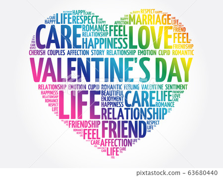 Valentine's Day concept heart Valentine's Day concept heart 63680440